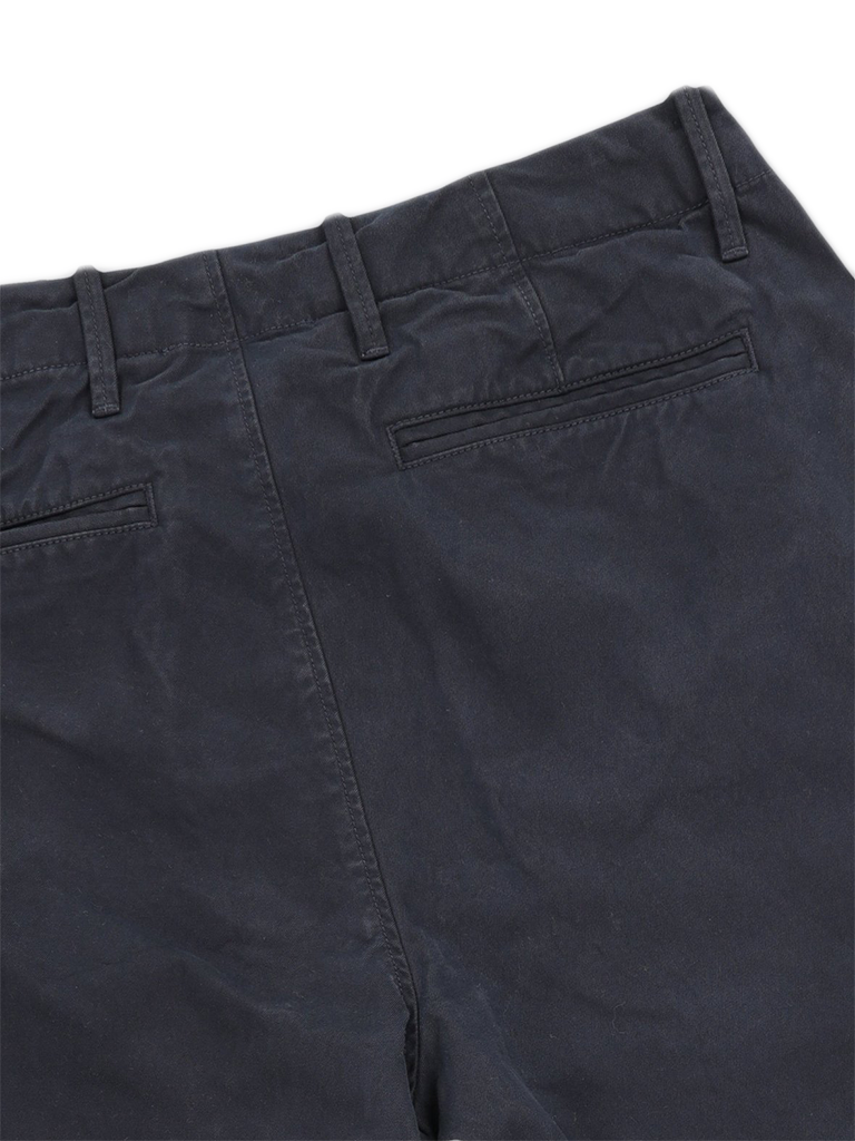 Classic Twill Button Fly Trouser- Navy