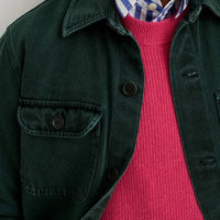 Garment Dyed Work Jacket- Dark Spruce