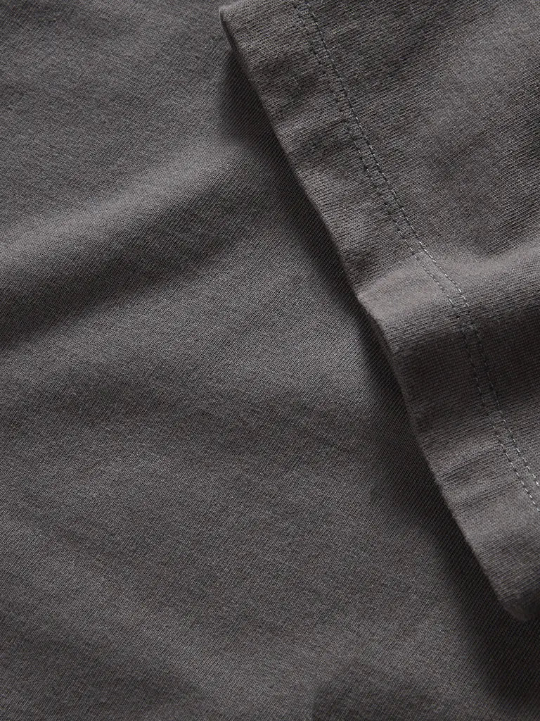 Organic Cotton Tee- Faded Black - Eames NW
