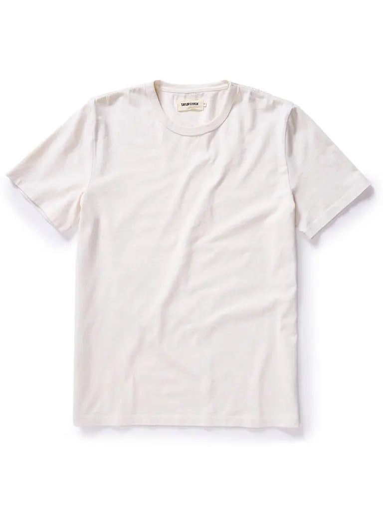 Organic Cotton Tee- Vintage White - Eames NW