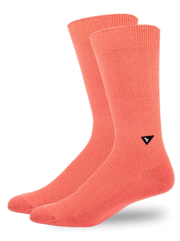 Casual Waffle Sock- Coral - Eames NW