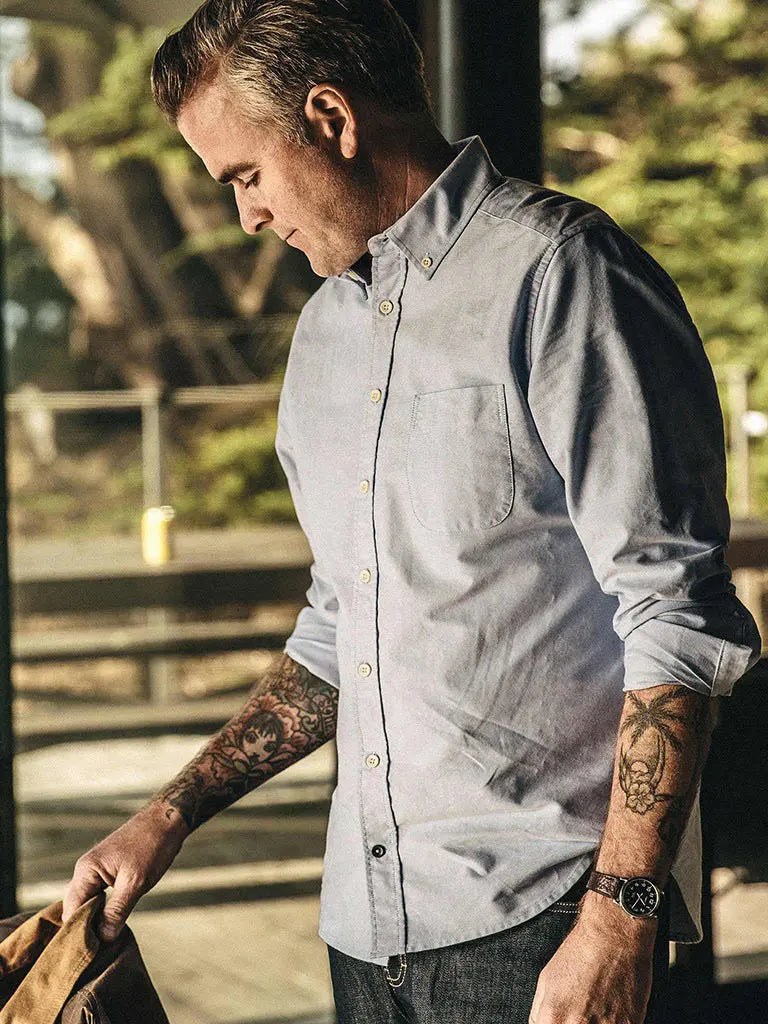 The Jack Shirt- Blue Everyday Oxford - Eames NW