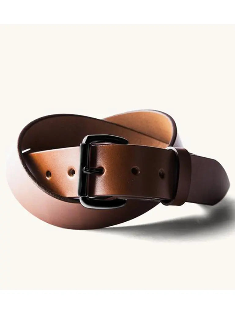 Standard Belt- Cognac/Black Hardware