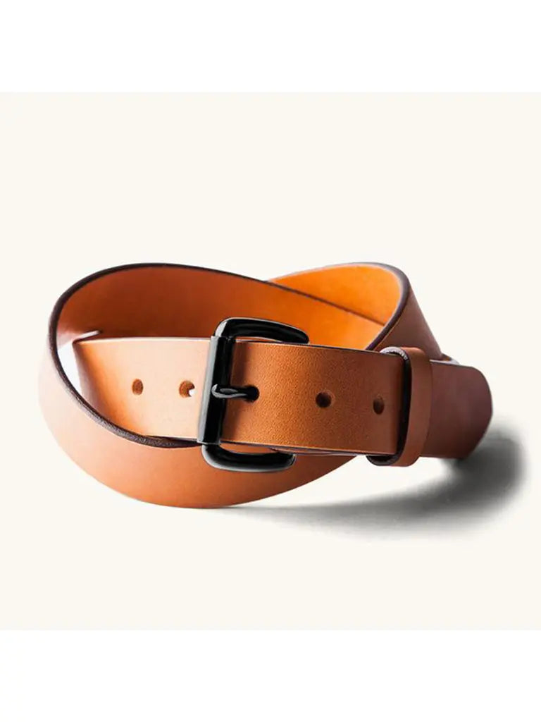 Standard Belt- Saddle Tan/Black Hardware - Eames NW